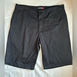 Quiksilver Men's Black Pinstripe Shorts
